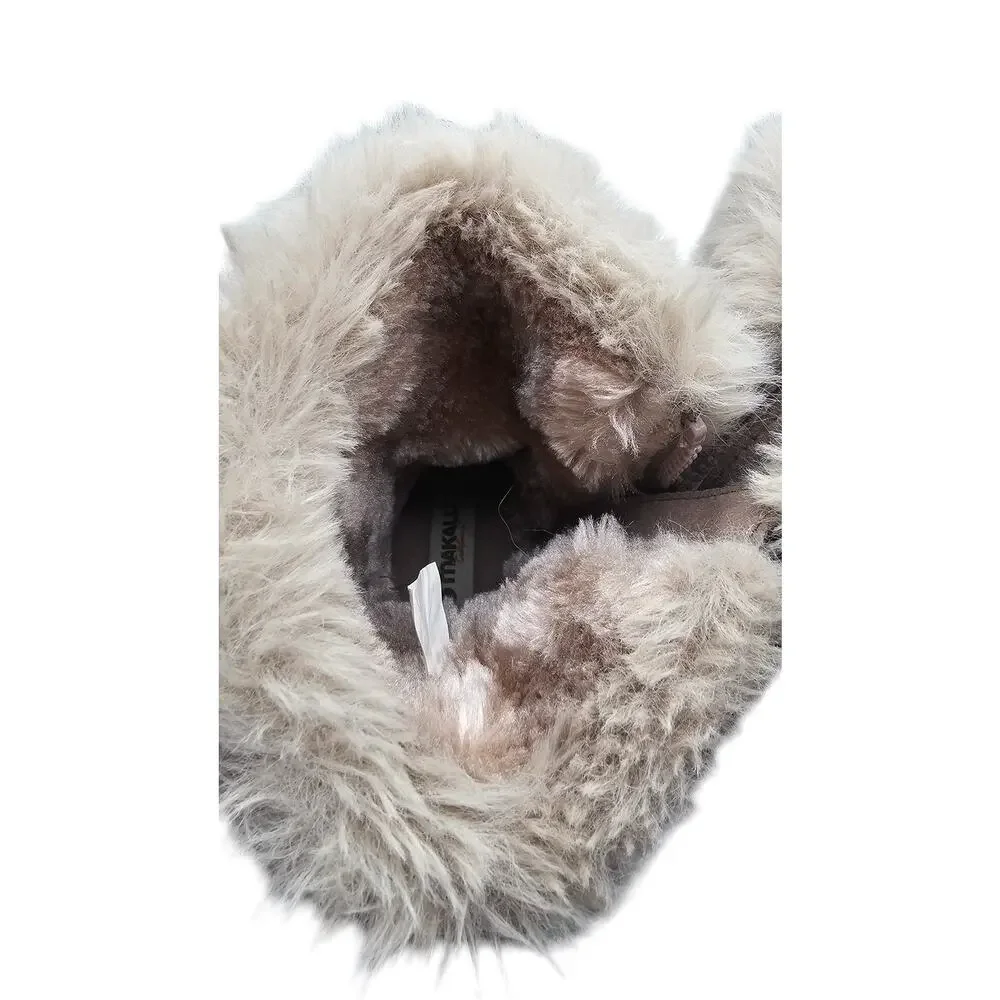 Makalu California Faux Fur Winter Boots – Girls Size 11 M